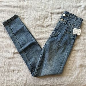 Free People High-Rise Skinny Jeans